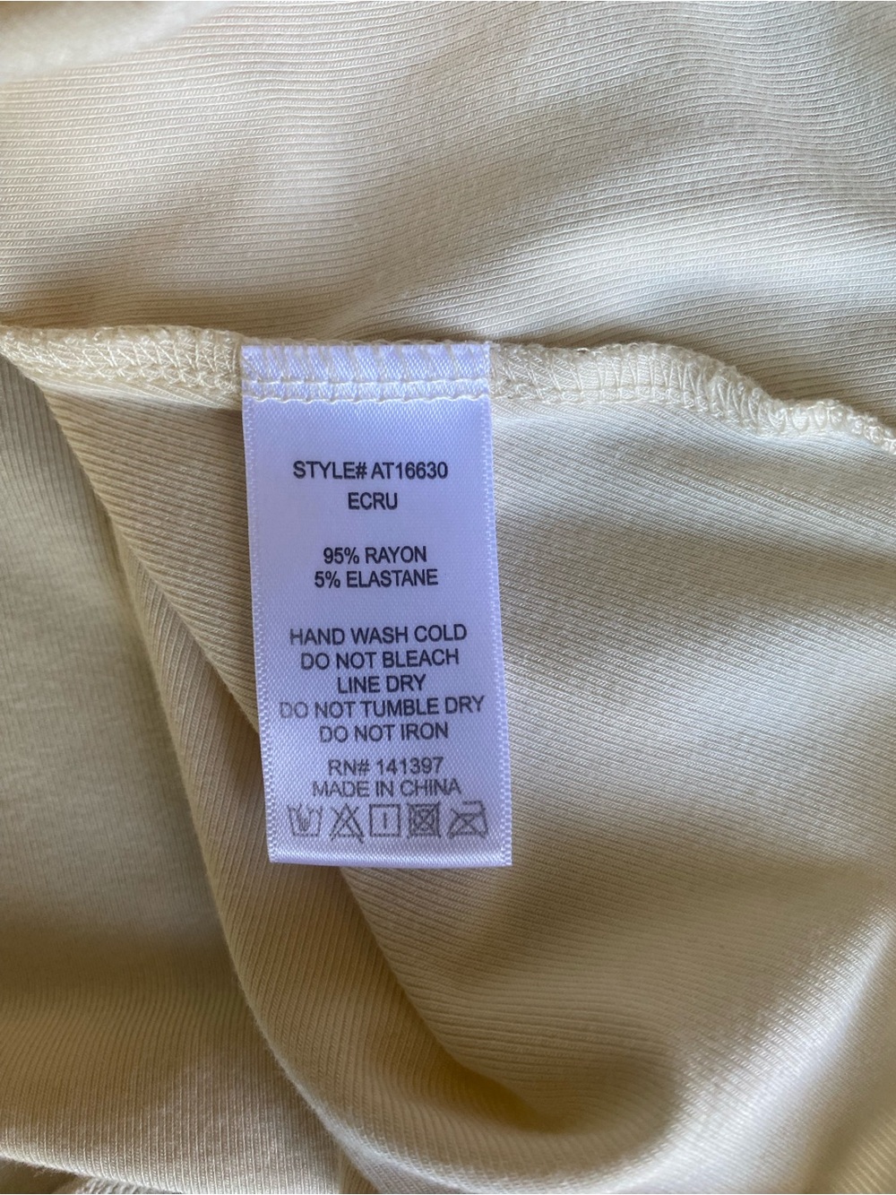 ASTR The Label Cream Long Sleeve Bodysuit Medium Off Shoulder Top - Picture 6 of 7